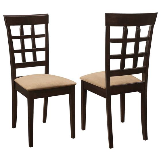Coaster Gabriel Lattice-Back Dining Side Chair