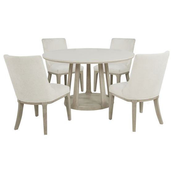 Coaster Lucaire 54-inch Dining Set with Arched Chairs
