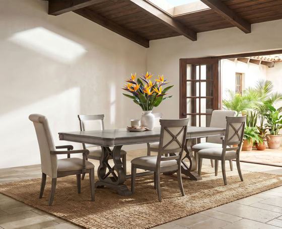 Coaster Cresswell 104-inch Extension Dining Set