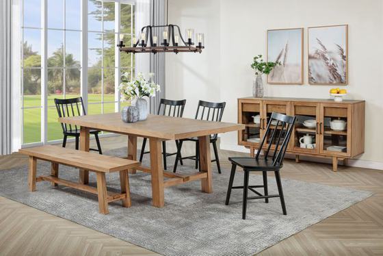 Coaster Middleton Dining Set With Wood Chairs