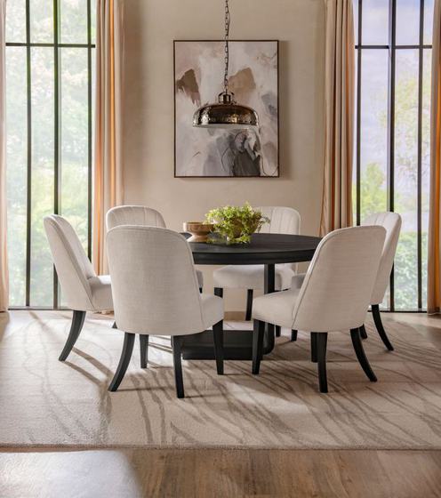 Coaster Leandro Round Dining Set