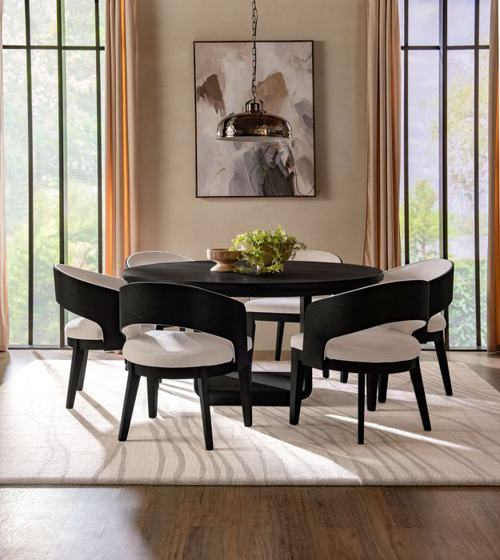 Coaster Leandro Round Dining Set