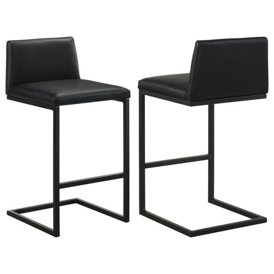 Coaster Vardon Leather Bar Stool