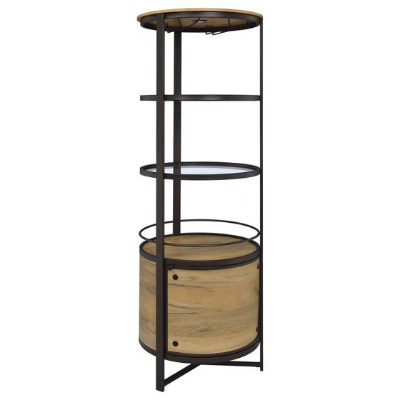 Coaster Ritter Round LED Bar Cabinet