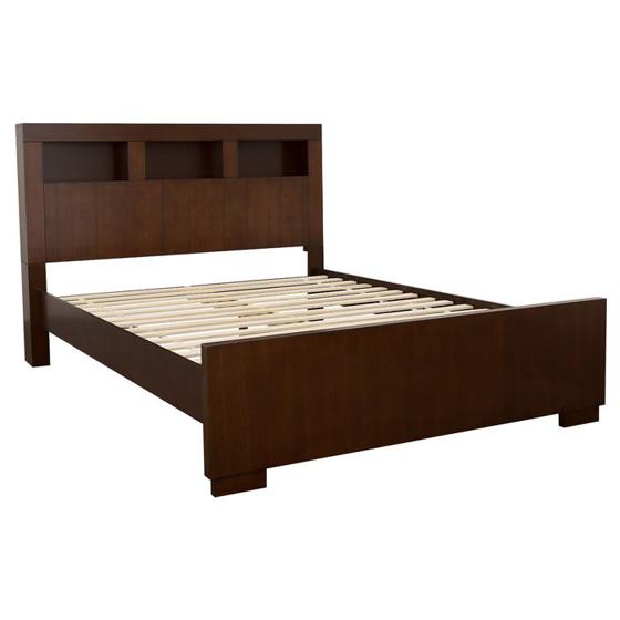 Coaster Jessica Wood LED Bookcase Bed
