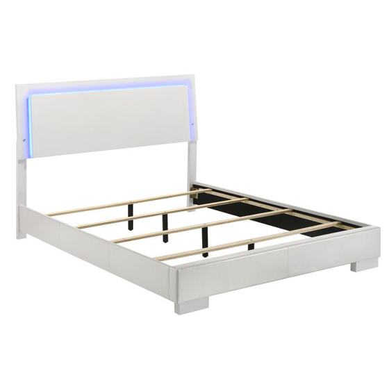 Coaster Felicity Wood LED Panel Bed