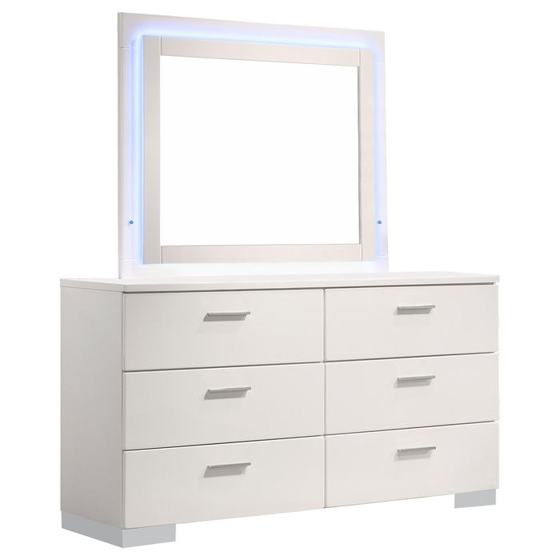 Coaster Felicity Dresser with LED Mirror