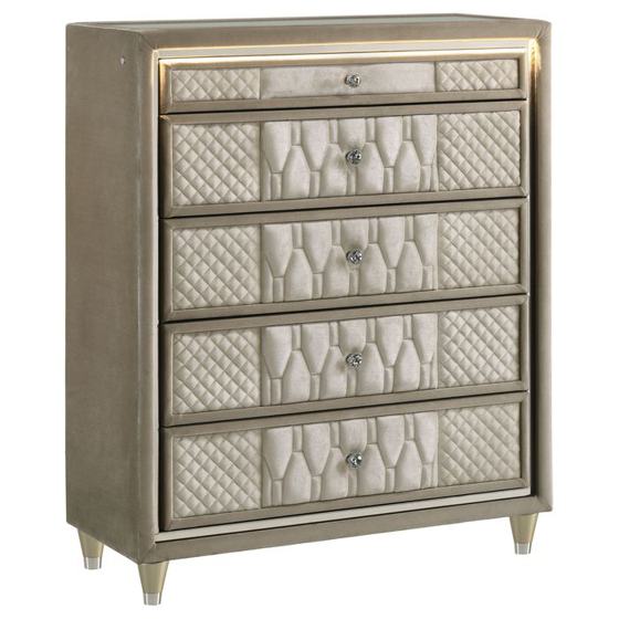 Coaster Lorient LED Chest of Drawers