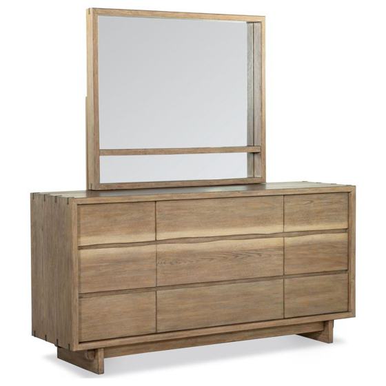 Coaster Stillwater Live Edge Dresser with Mirror
