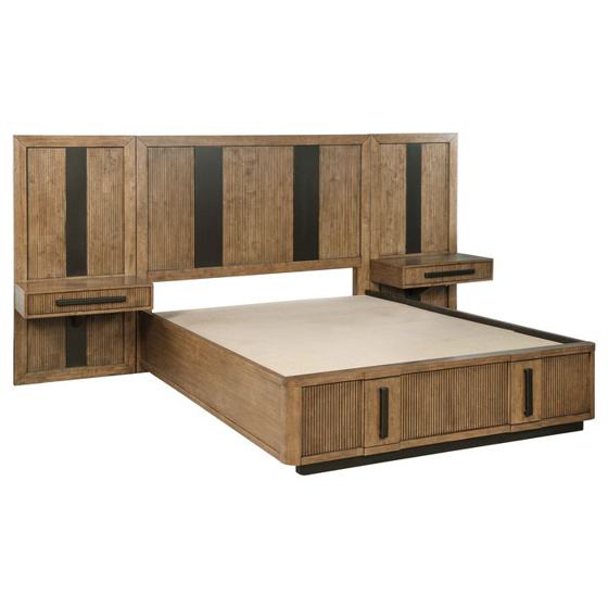 Coaster Terrace Wood Wall Panel Storage Bed