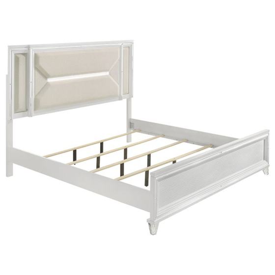 Coaster Marmore Wood LED Panel Bed