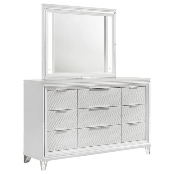 Coaster Marmore Dresser with Mirror