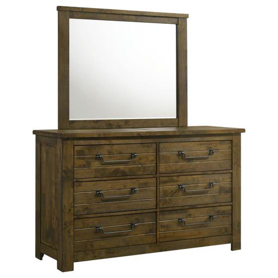 Coaster Doherty 6-drawer Dresser with Mirror