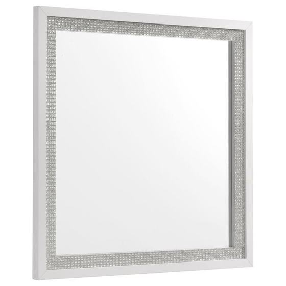 Coaster Viana Square Beveled Dresser Mirror