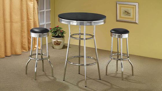 Coaster Retro Bar Table Set