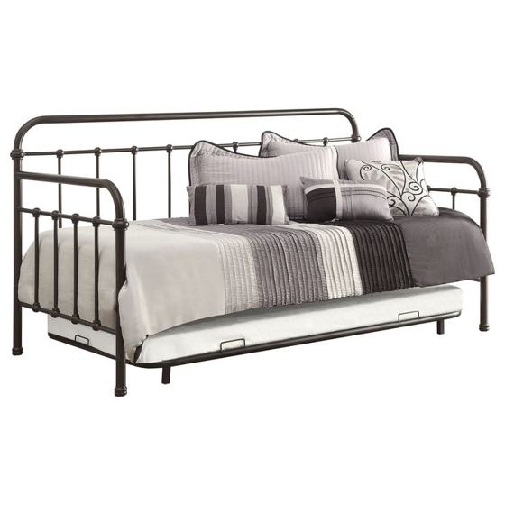 Coaster Livingston Metal Daybed with Trundle