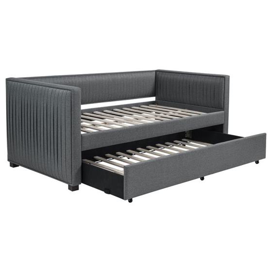 Coaster Brodie Upholstered Daybed with Trundle