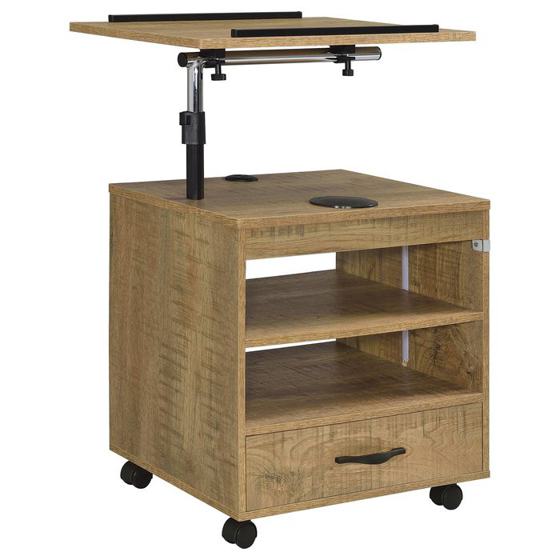 Coaster Lerma Adjustable Tray Top Nightstand with Speaker