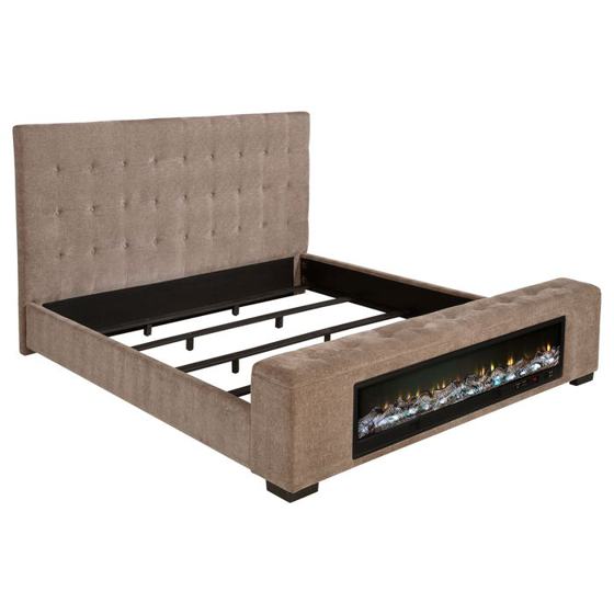 Coaster Senna Flame Visualizer Panel Bed