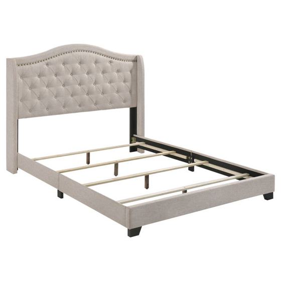 Coaster Sonoma Upholstered Wingback Bed