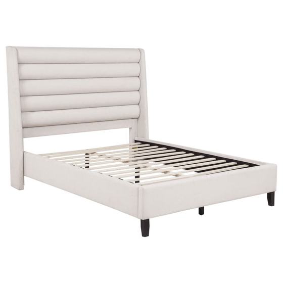 Coaster Leslie Upholstered Platform Bed