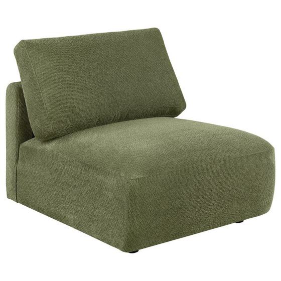 Coaster Elysia Chenille Upholstered Modular Armless Chair