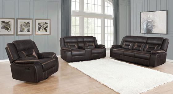 Coaster Greer Reclining Sofa Set