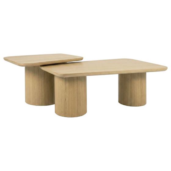 Coaster Lester Rounded Nesting Coffee Table Set