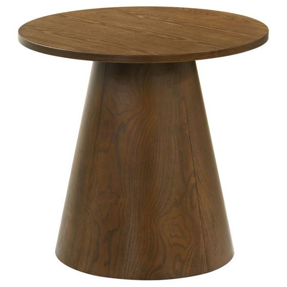 Coaster Franklin Round Pedestal End Table