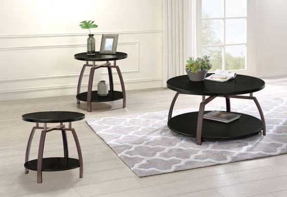 Coaster Dacre Round Coffee Table Set