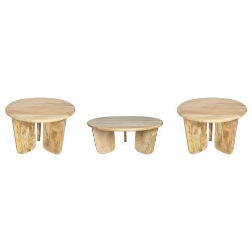 Coaster Dale Sculptural Coffee and End Table Set