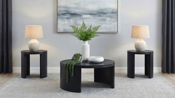 Coaster Sweeney Round Coffee Table Set