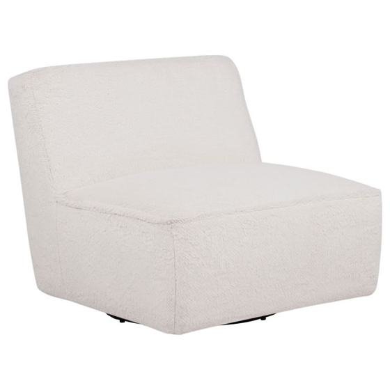 Coaster Badoer Faux Fur Swivel Accent Chair