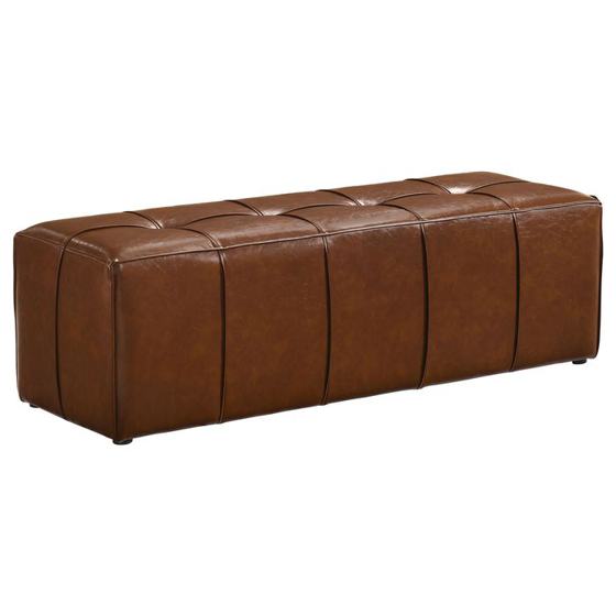 Coaster Farrell Faux Leather Upholstered Bench