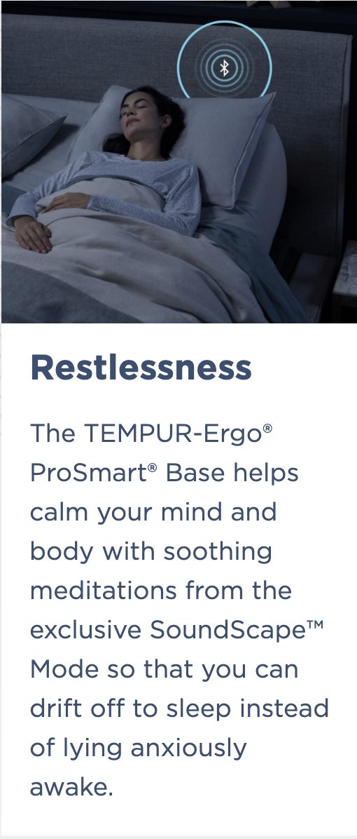 Tempur-Pedic solution for a sleep problem