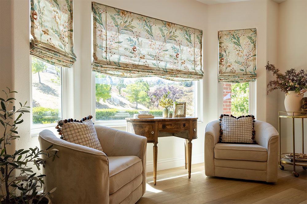 Soft Shades (Roman Shades) in a room