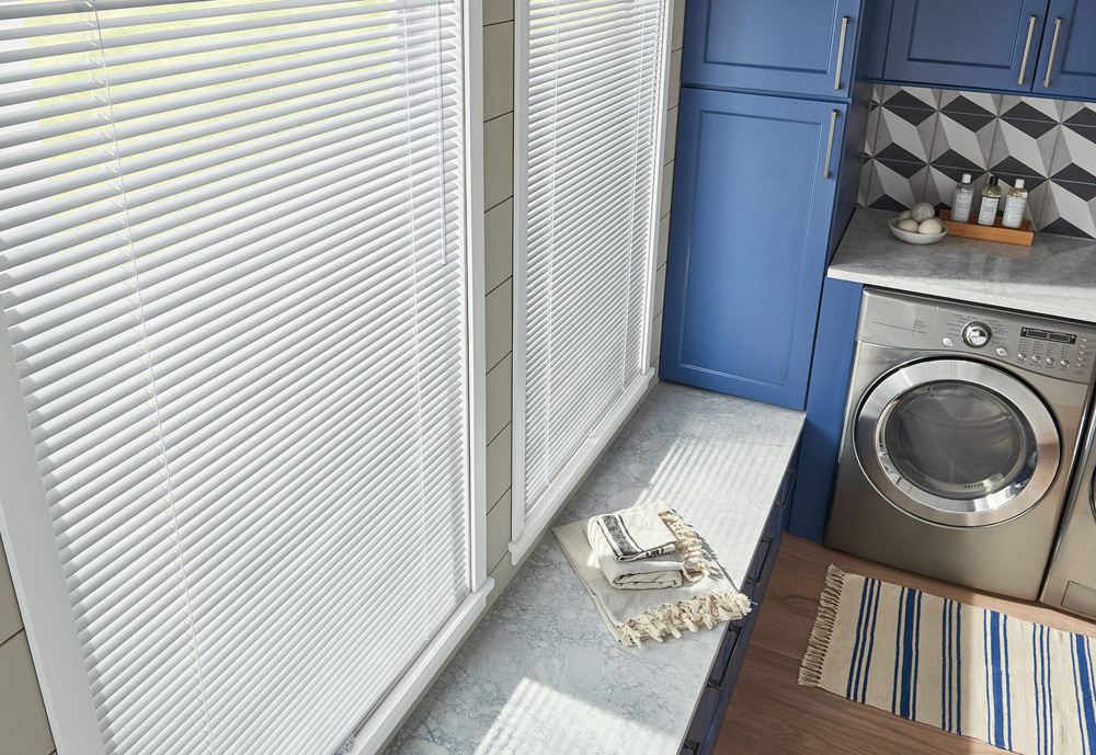 Aluminum Blinds in a room