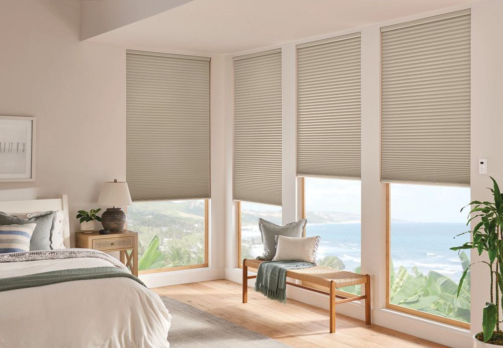Cellular Shades in a room