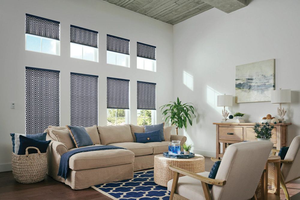 Pleated Shades in a room