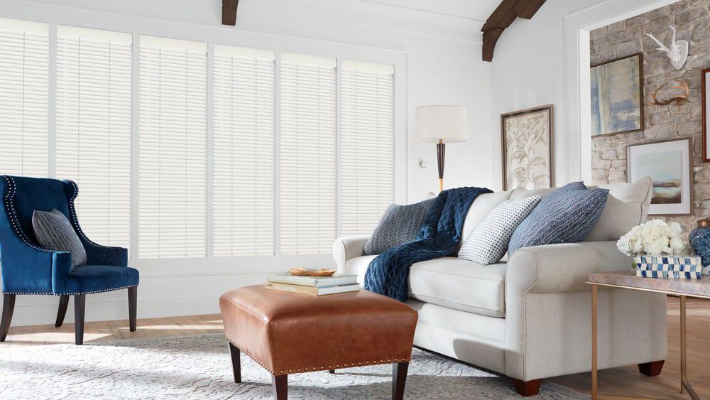 Parkland Wood Blinds in a room