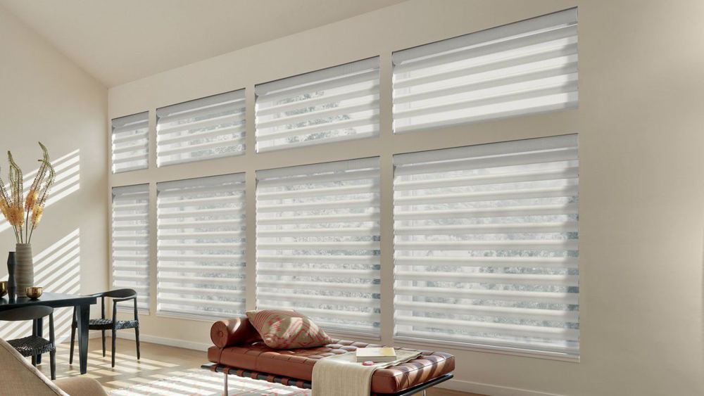 Pirouette Window Shadings in a room